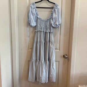 En Saison baby blue milk maid dress